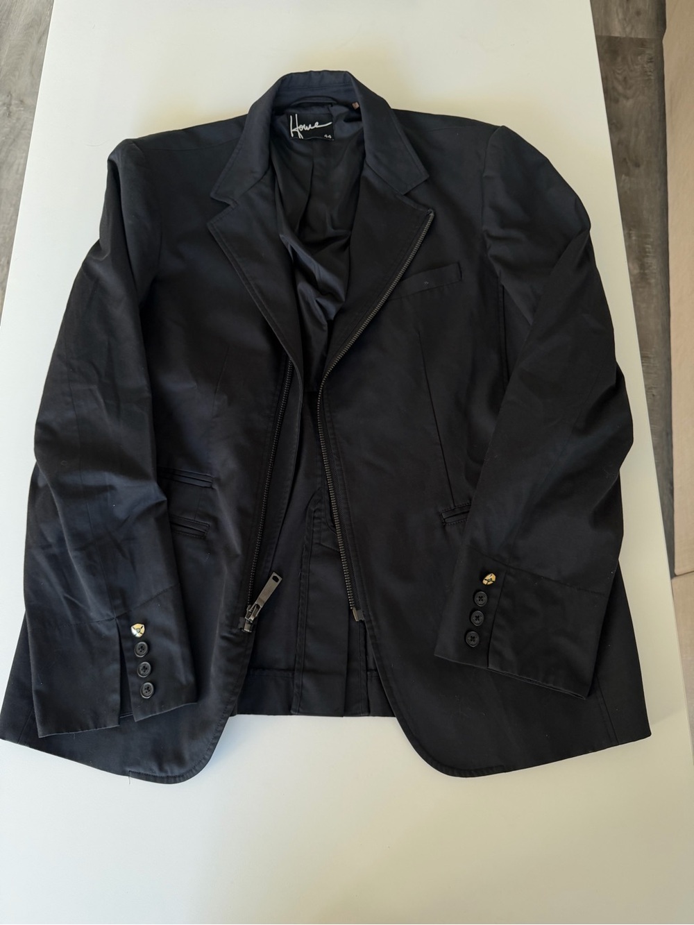 House of Howe Black Blazer Jacket Size 44